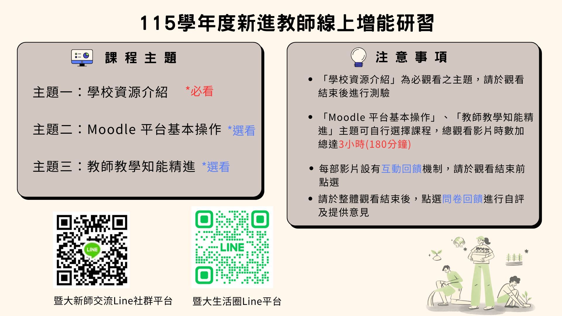 115 新進教師線上增能研習課程